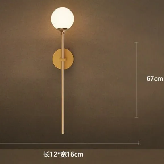 Retro LED Wall Lamp for Bed and Exterior Lighting