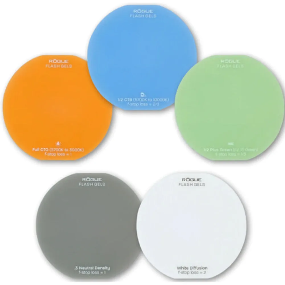 Rogue Photographic Design Round Flash Colour Correction Gel Kit (Set of 20)