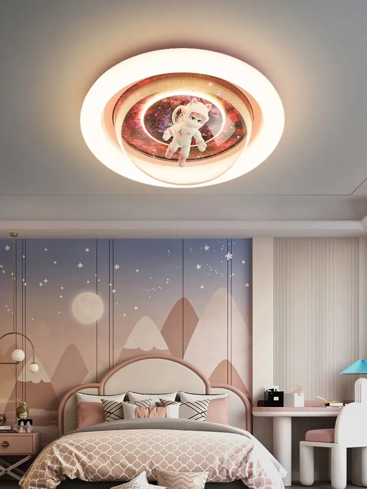Round LED Ceiling Lights for Kids Baby Bedroom Study room Modern LED Ceiling Lamp for Boys Girls Bedroom Children Kids Lights