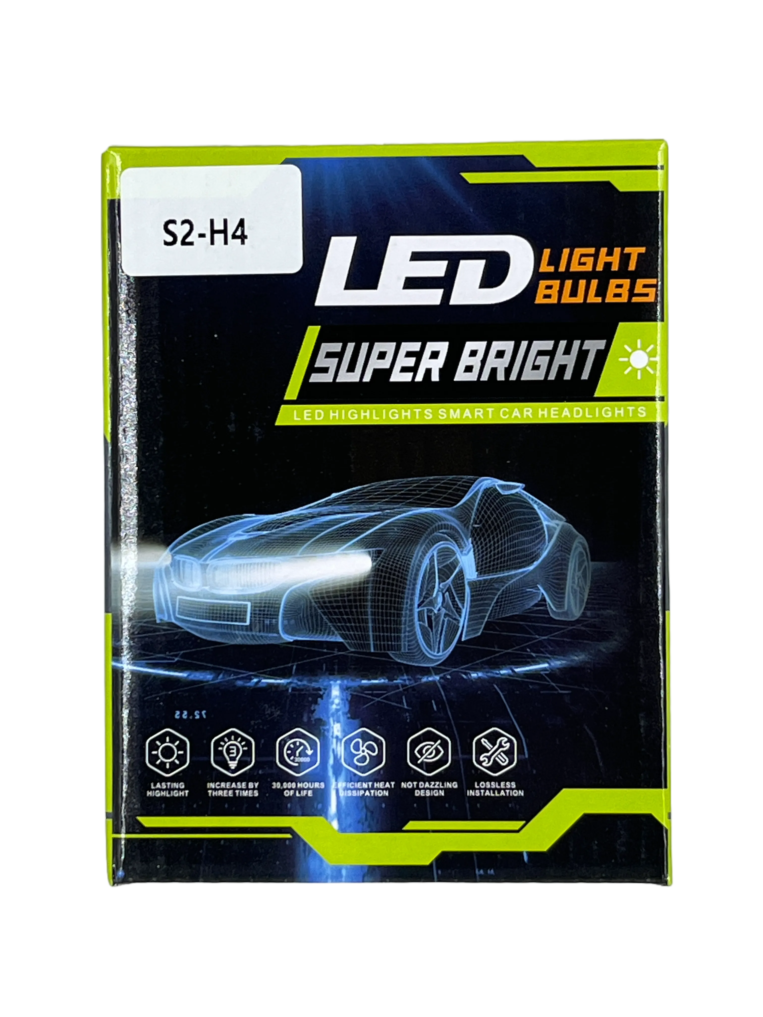 SB LED S2 Series H4 35w 6000k Lumens