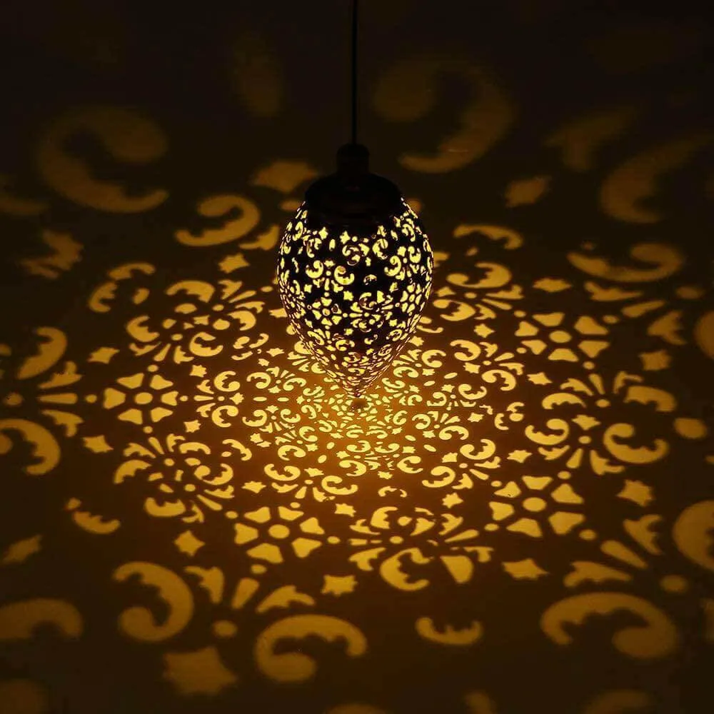 Solar Garland Lights: LED Lantern Waterproof Outdoor Fairy Light