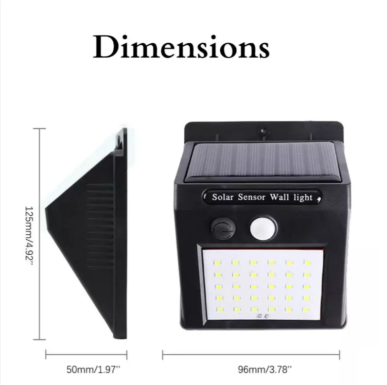 Solar Lamp With Pir Motion Sensor Fa-20