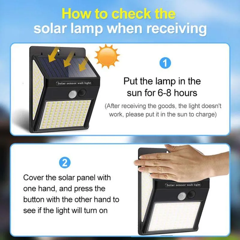 Solar Motion LED Lights – Waterproof Outdoor Security Reflectors