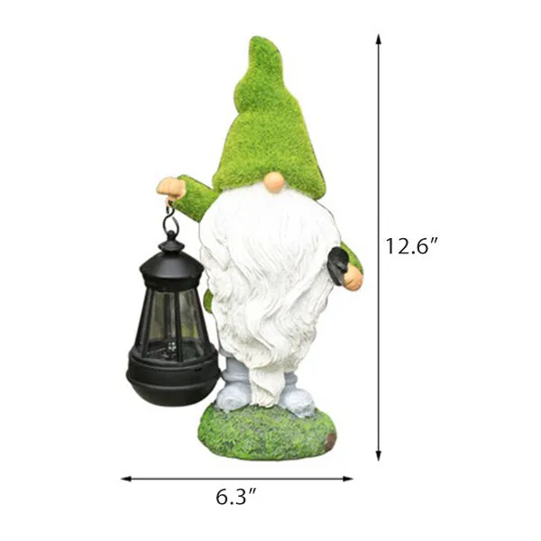Solar-Powered Elf Garden Light