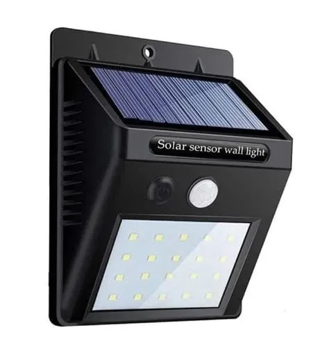 Solar Powered LED Wall Light