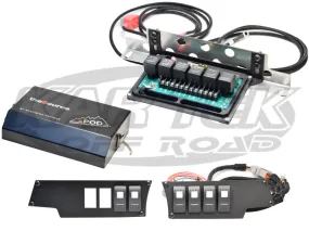sPOD Polaris RZR XP1000 2 Seat System Includes 6 Green LED Contura Rocker Switches Relays And Fuses