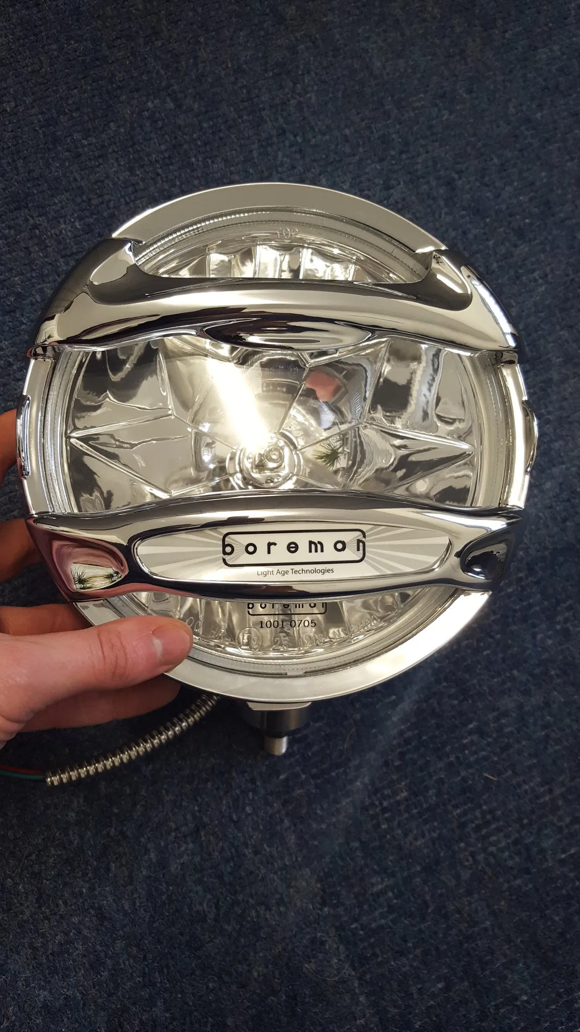 Stainless Steel Spot Lamp, 8" Suitable for Jeeps  4 x 4 Vehicles