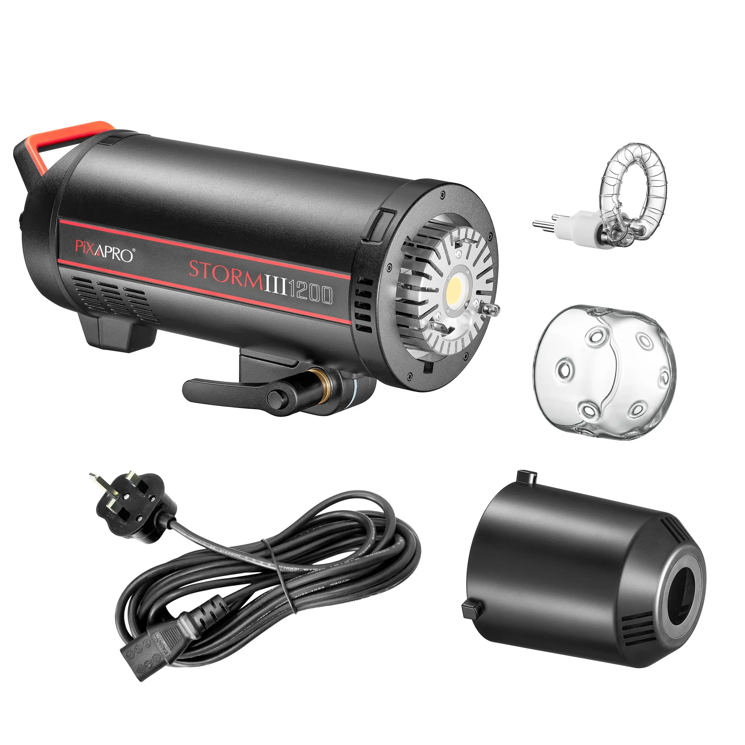 STORM1200 III Super-Fast Flash Head with LED Modelling Lamp (QT1200 IIIM)