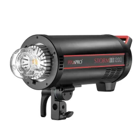 STORM1200 III Super-Fast Flash Head with LED Modelling Lamp (QT1200 IIIM)