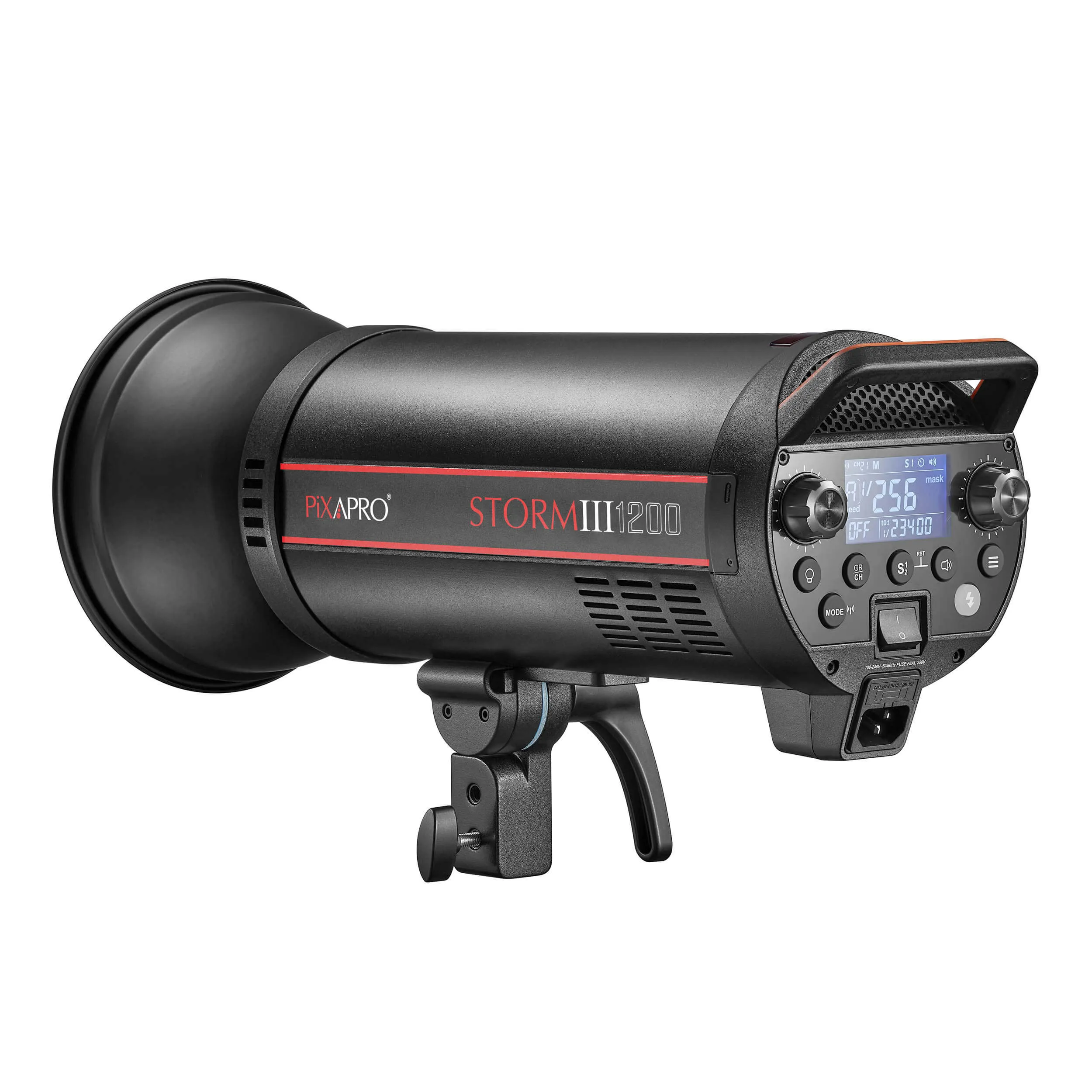STORM1200III High-Speed Flash Light Twin Kit with Umbrella & Softbox (QT1200 III)