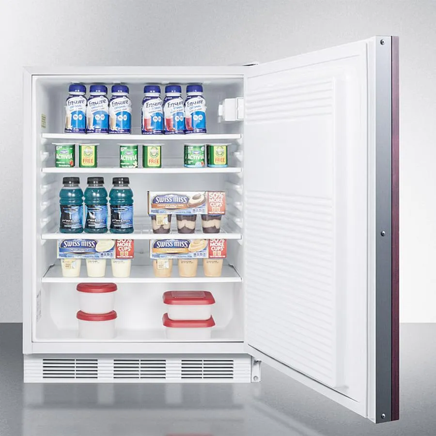 Summit FF7LWBIIFADA 24" Wide Built-in All-refrigerator, ADA Compliant (panel Not Included)