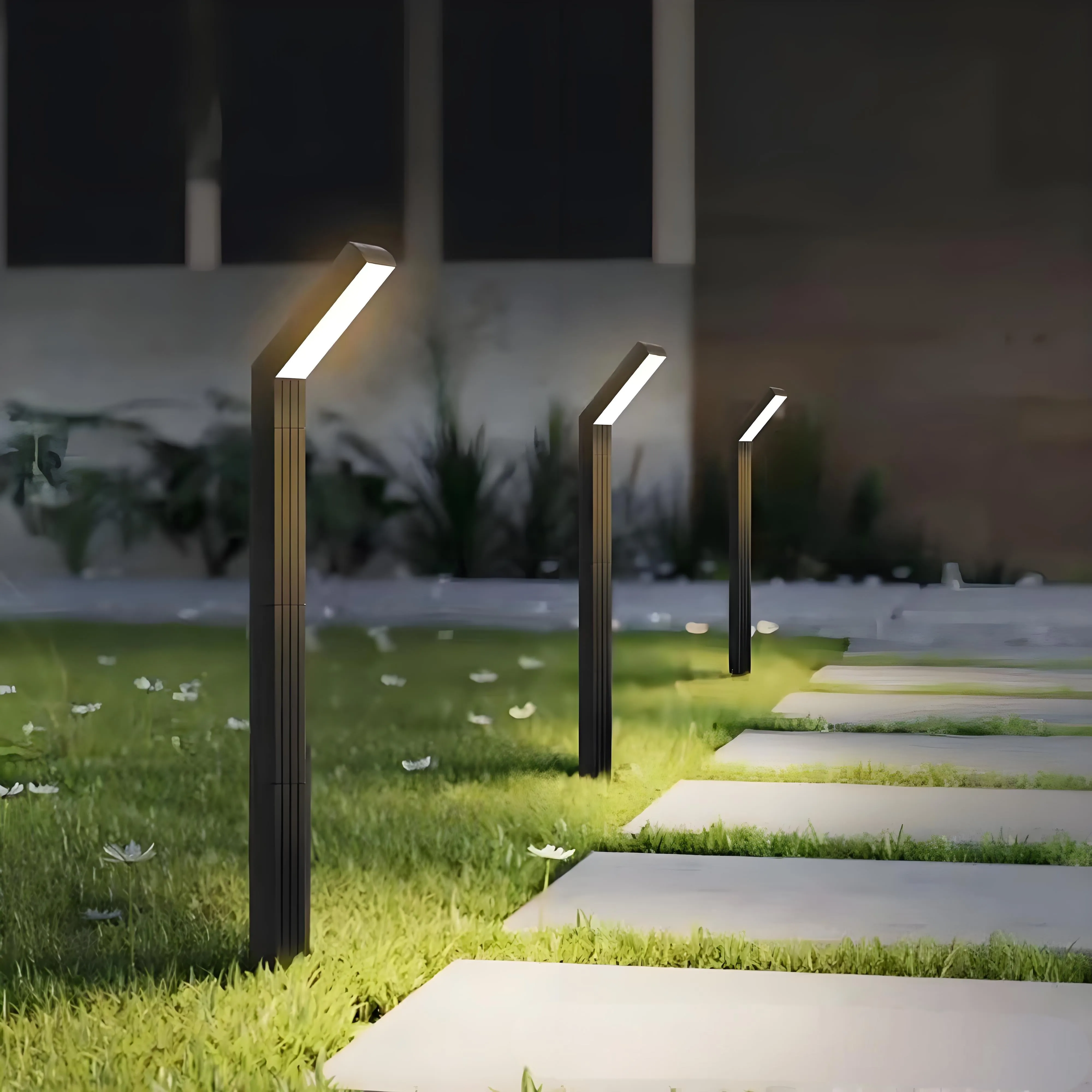 T-Shape LED Solar Garden Lights – Waterproof Outdoor Landscape Lights for Yard & Patio Decor