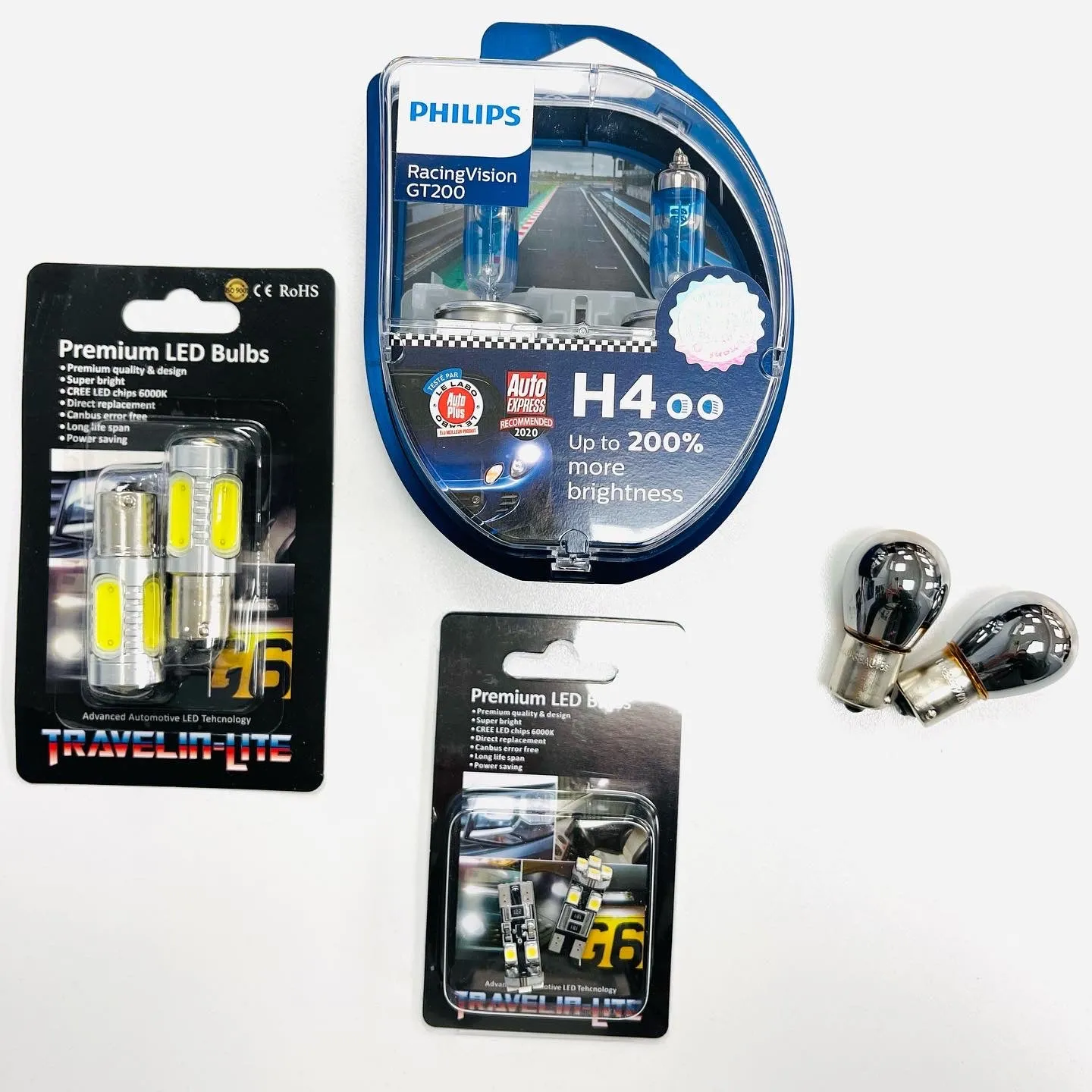 T5 To T5.1 Commercial Premium Facelift Kit Satin Black Bumper (OE Headlights Upgraded Bulbs)