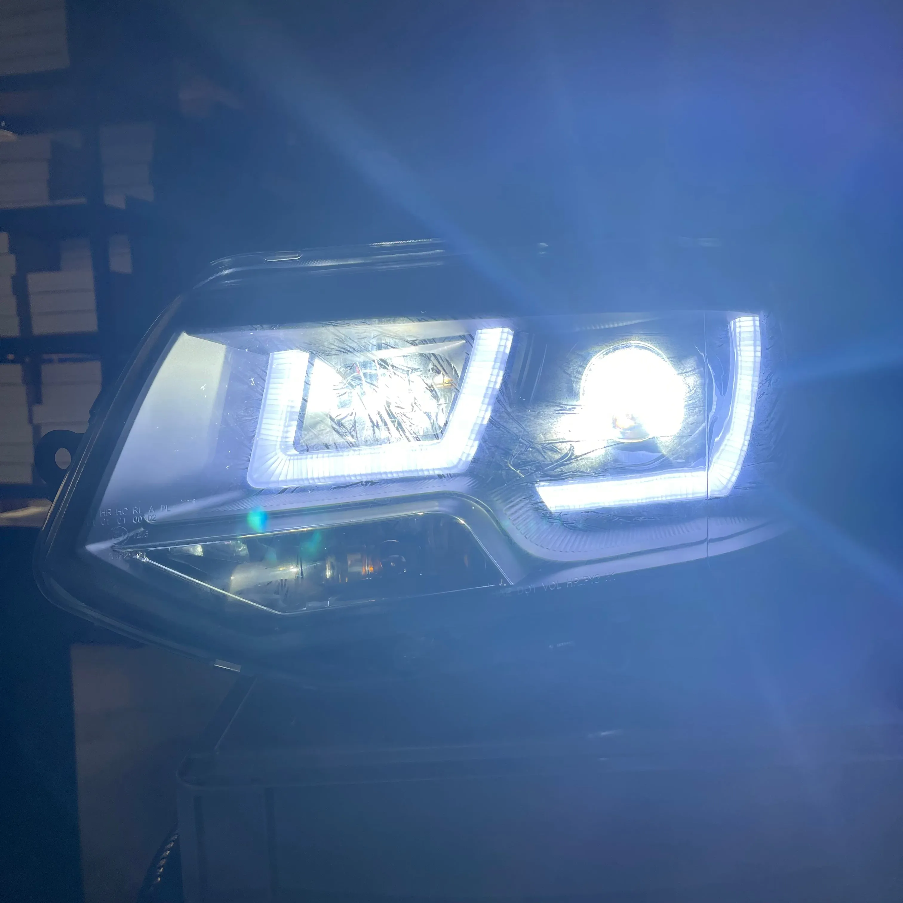 T5.1 DRL Light Bar Headlights 2010 - 2015 (With full LED bulbs dipped & main beam H1)