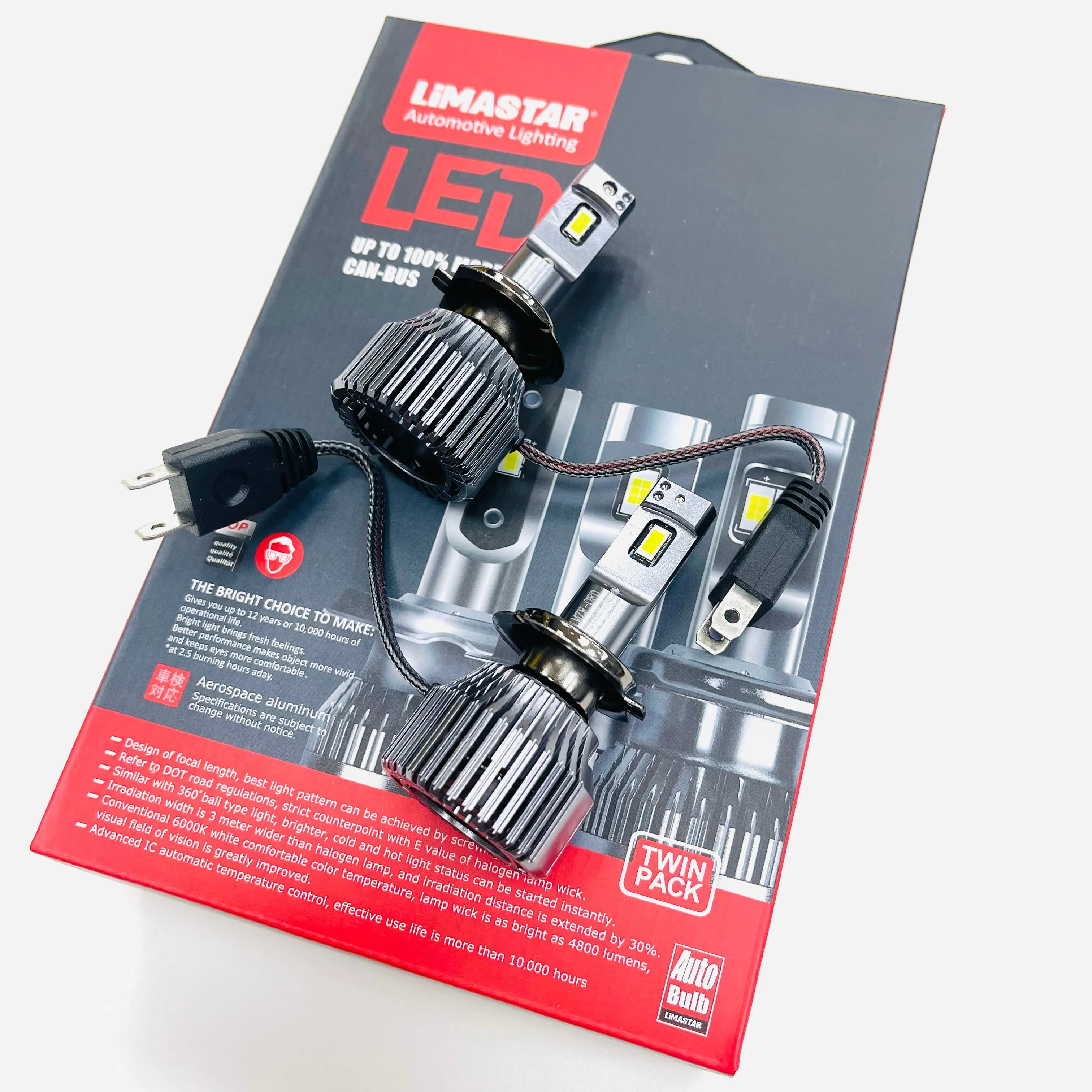 T6 LED DRL Headlights V3 Black Edition With LED 6000k Dipped / Full Beam Bulbs & Tailgate LED rear lights