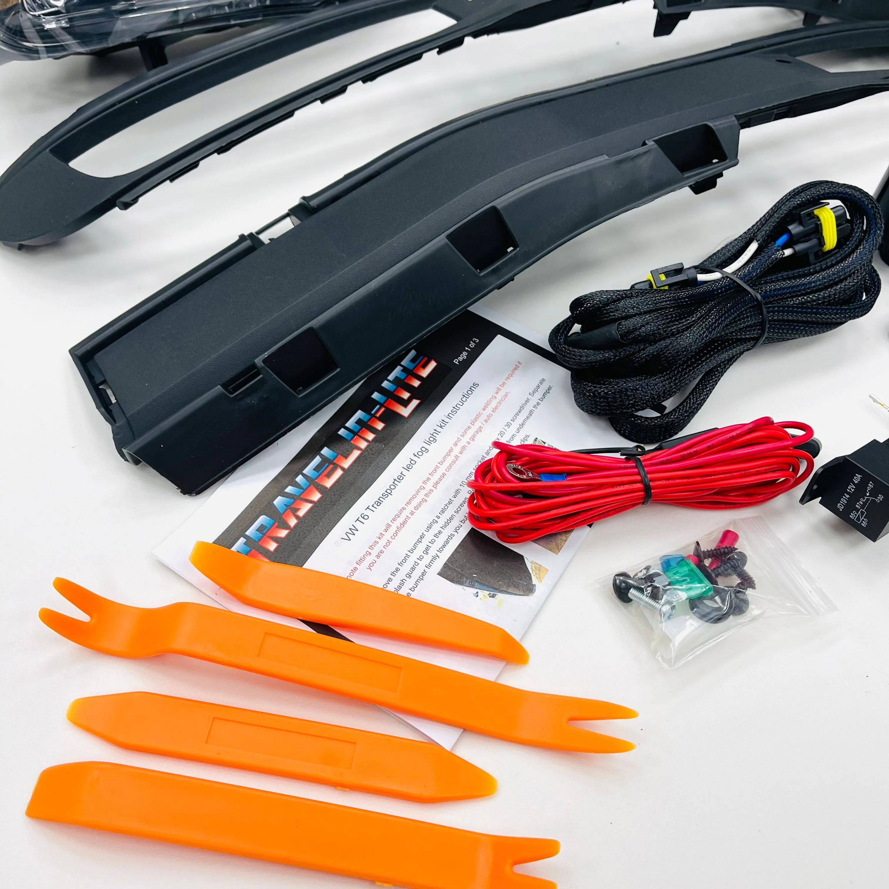 T6 LED Fog Light Kit With Auto Headlight Upgrade Kit