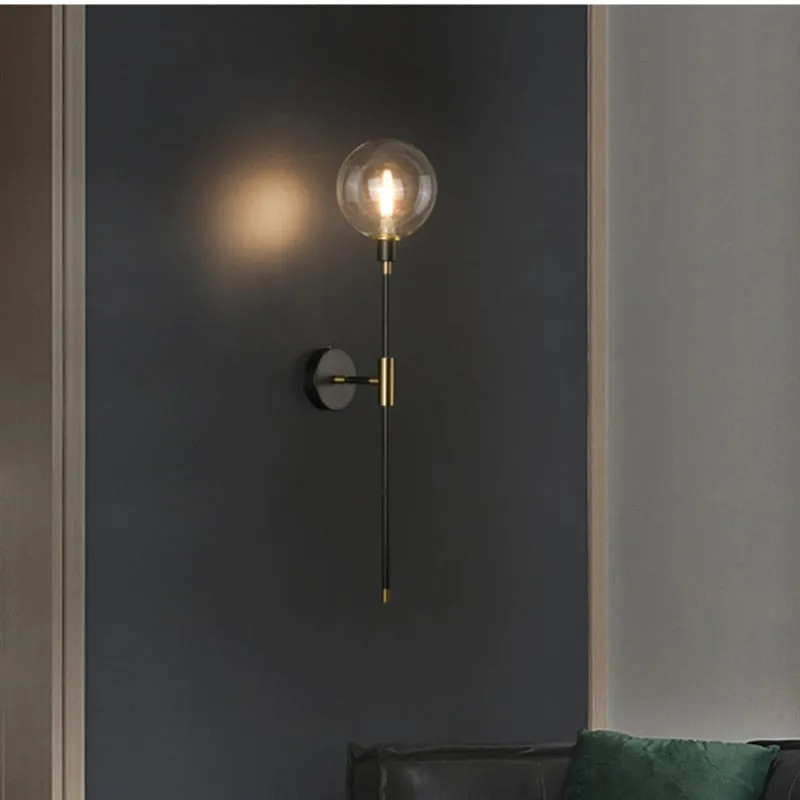 The Shadow - Modern Wall Light Glass Ball Led Nordic Aisle Corridor