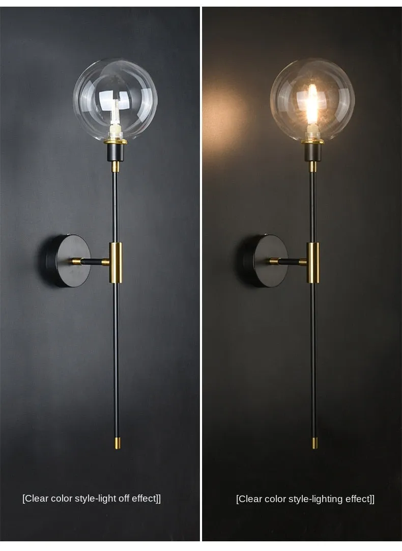 The Shadow - Modern Wall Light Glass Ball Led Nordic Aisle Corridor