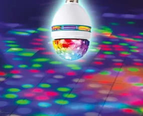 TOPTECH Disco Light Bulb, Star Projector Rotating Bluetooth Speaker for Party & Night Light