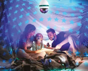 TOPTECH Star Projector Galaxy Bulb with Bluetooth Speaker, Night Light & Lighting Shows