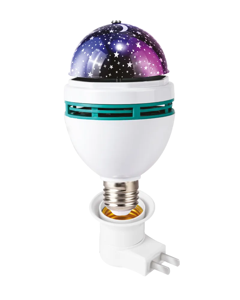 TOPTECH Star Projector Galaxy Bulb with Bluetooth Speaker, Night Light & Lighting Shows