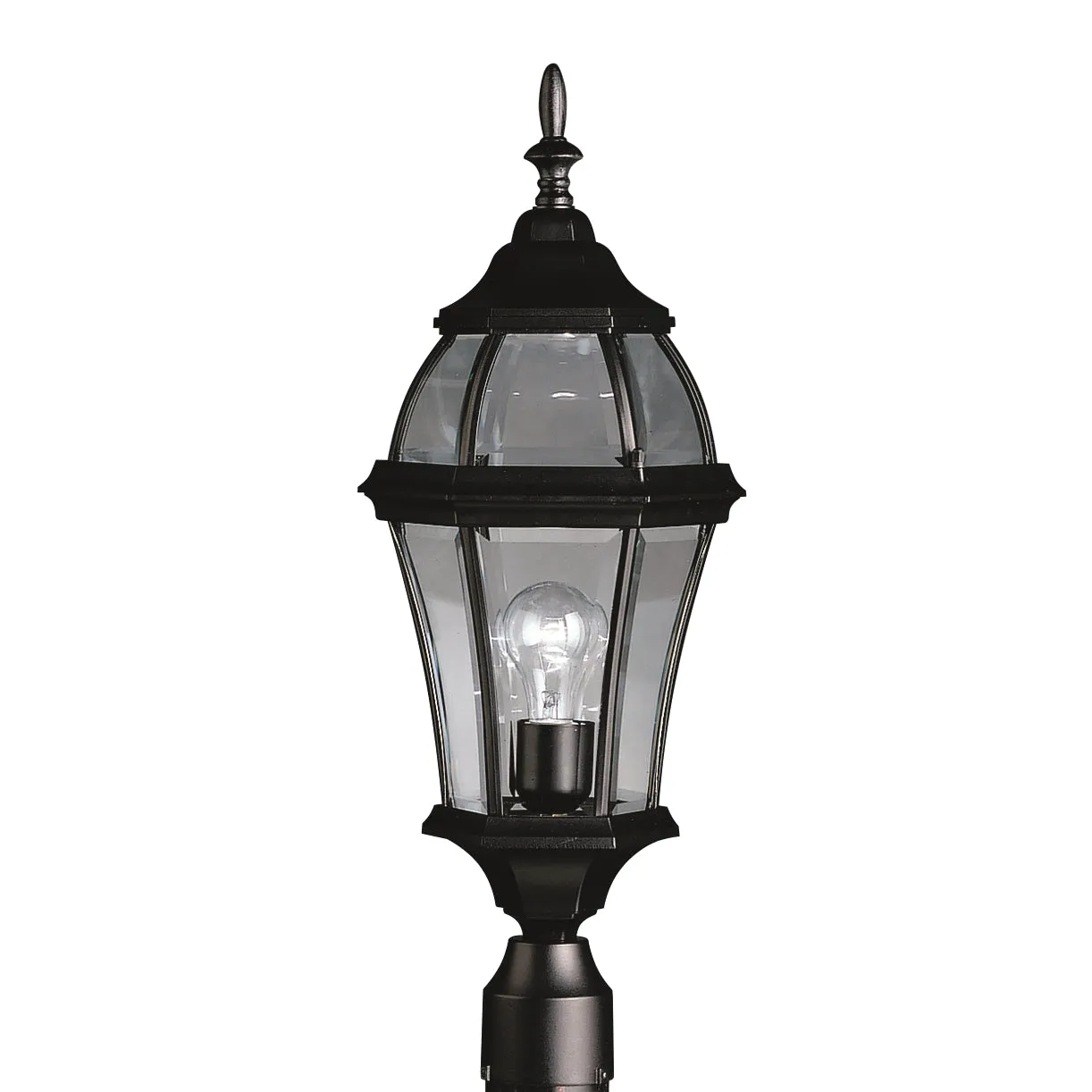 Townhouse 1-Light Outdoor Post Mount