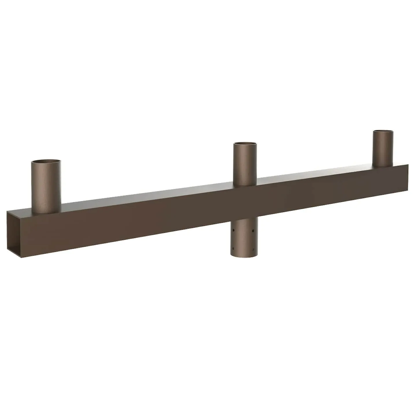 Triple 180 Degree Square Vertical Tenon Adapter, Bronze