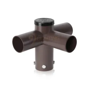 Triple 90 Degree Horizontal Tenon Adapter With Screws (V2)