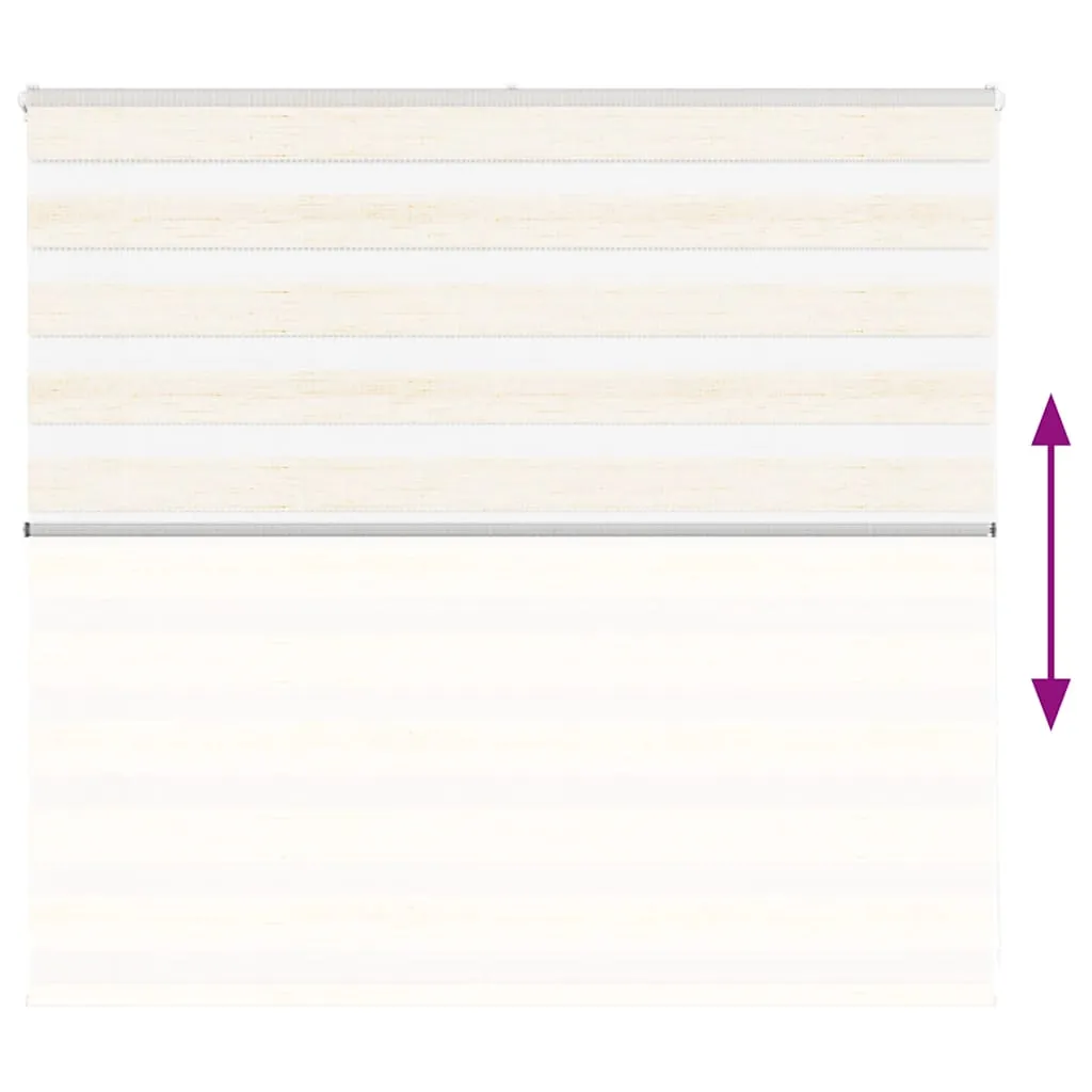 vidaXL Zebra Blind Marble Beige 160x100 cm Fabric Width 155.9 cm Polyester