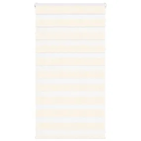 vidaXL Zebra Blind Marble Beige 85x100 cm Fabric Width 80.9 cm Polyester