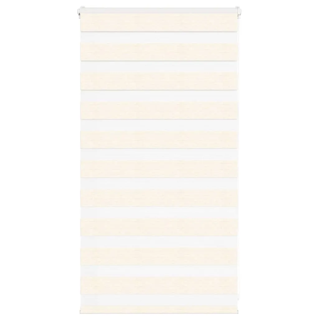 vidaXL Zebra Blind Marble Beige 85x100 cm Fabric Width 80.9 cm Polyester
