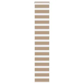 vidaXL Zebra Blind Sand Brown 50x230 cm Fabric Width 45.9 cm Polyester