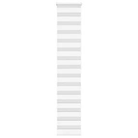 vidaXL Zebra Blind White 45x200 cm Fabric Width 40.9 cm Polyester