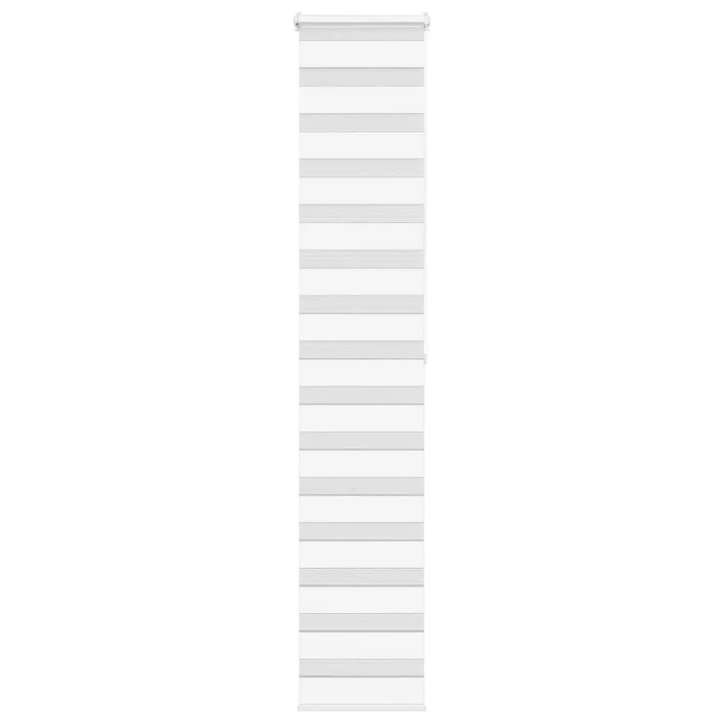 vidaXL Zebra Blind White 45x200 cm Fabric Width 40.9 cm Polyester