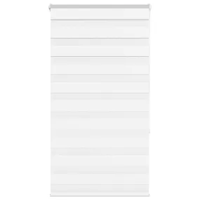 vidaXL Zebra Blind White 70x150 cm Fabric Width 65.9 cm Polyester