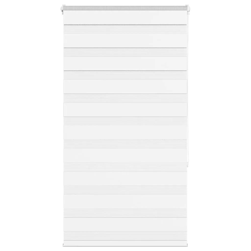 vidaXL Zebra Blind White 70x150 cm Fabric Width 65.9 cm Polyester