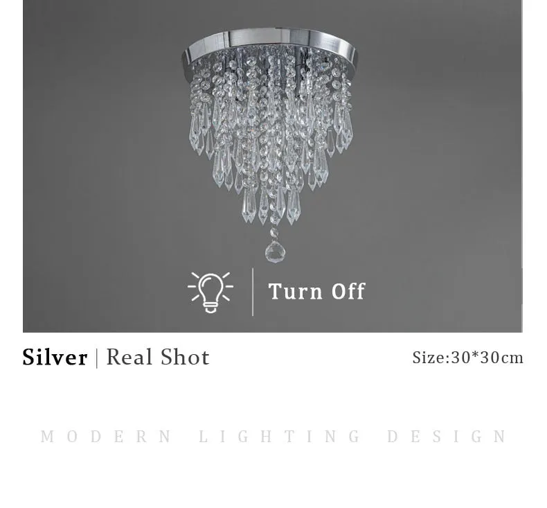 WCUS Golden Ceiling Light Hanging Crystal Ceiling Lamp