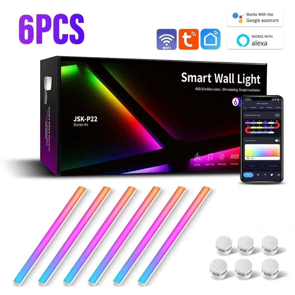 WIFI LED Night Atmosphere Music Rhythm Smart Wall Light Bar