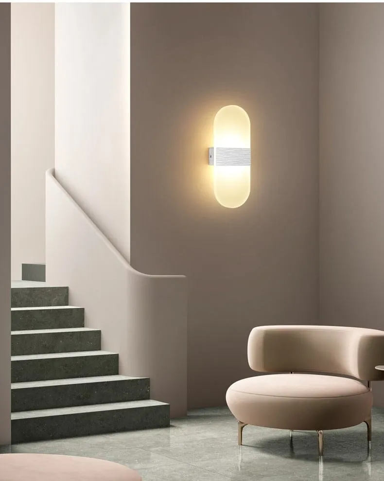 WIN LED Touch Sensor Switch Acrylic Wall Lamp