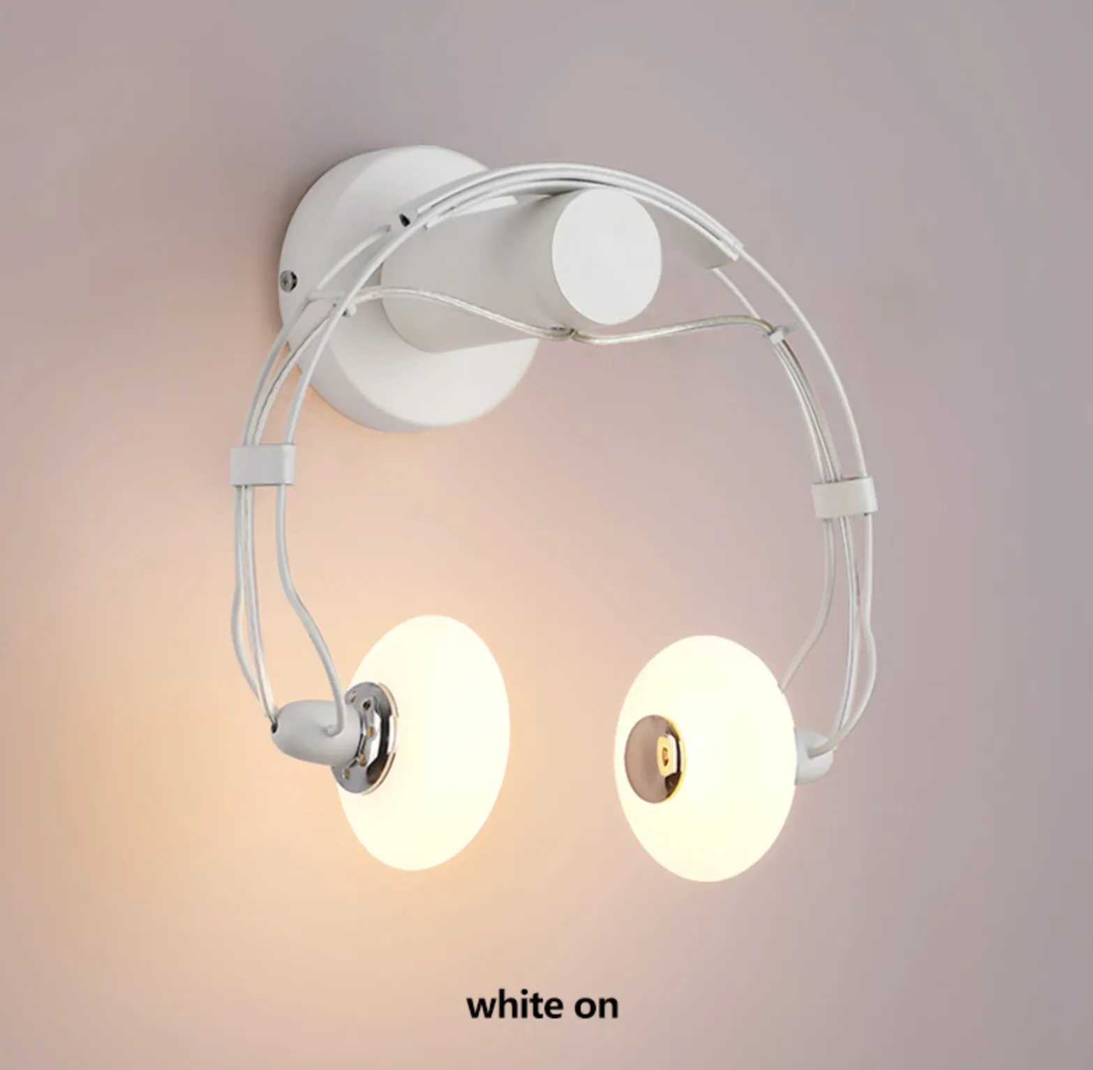 WON Creative Wall Lamps Earphone Shape Lighting
