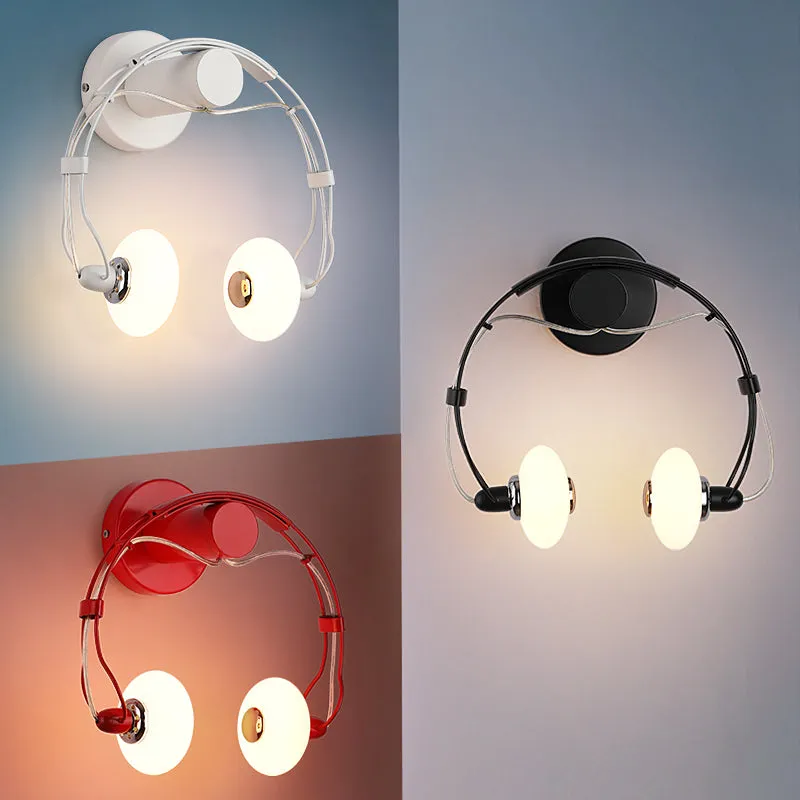 WON Creative Wall Lamps Earphone Shape Lighting