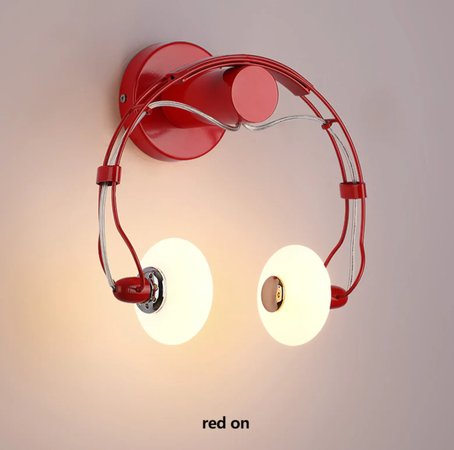 WON Creative Wall Lamps Earphone Shape Lighting