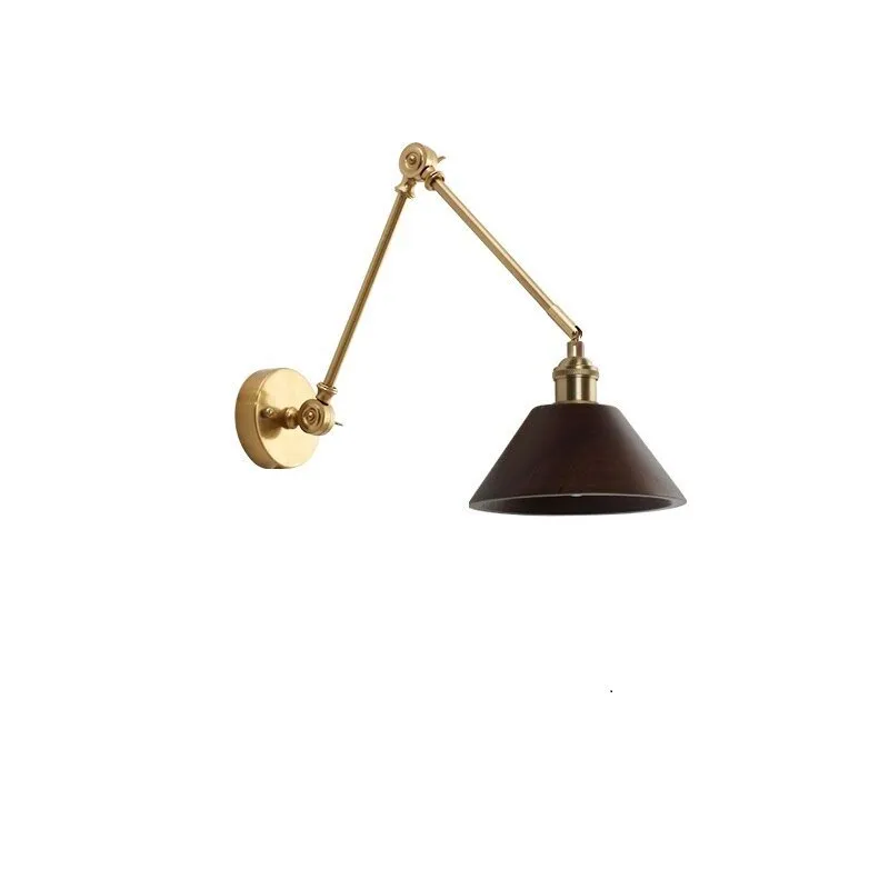 Wooden Swing Arm LED Wall Sconce