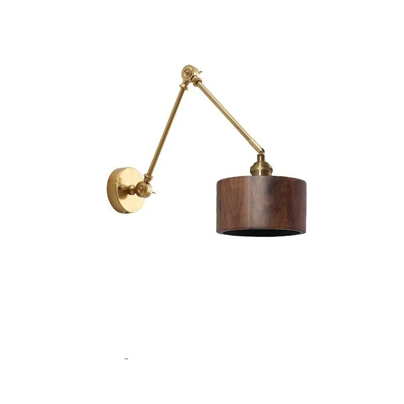 Wooden Swing Arm LED Wall Sconce