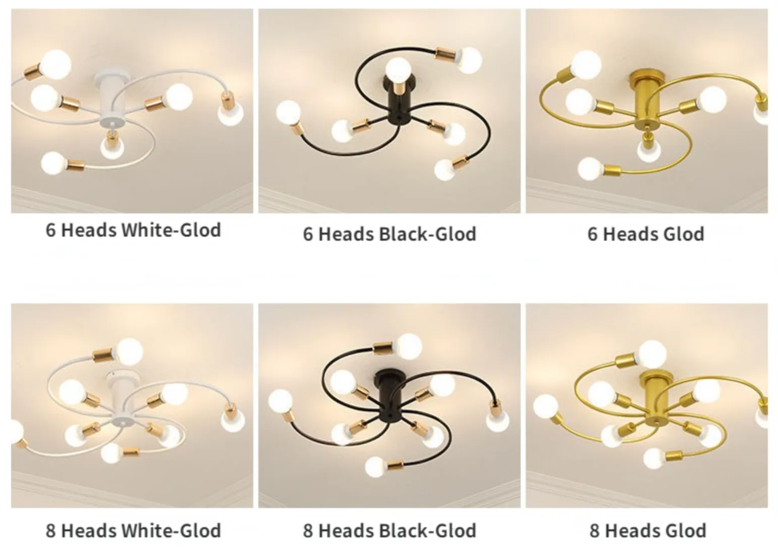 XC Kongkang Modern Iron Ceiling Chandelier for Indoor Lighting