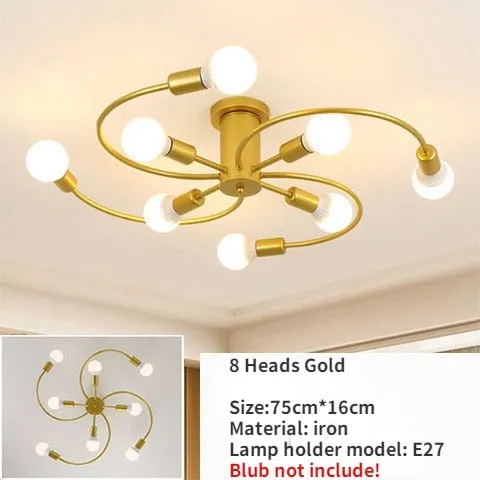 XC Kongkang Modern Iron Ceiling Chandelier for Indoor Lighting