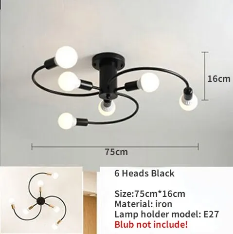 XC Kongkang Modern Iron Ceiling Chandelier for Indoor Lighting