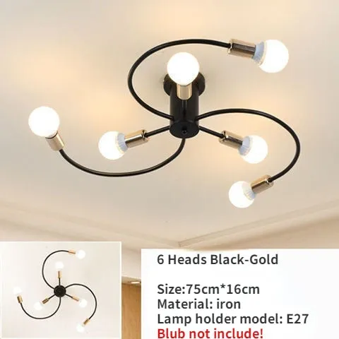XC Kongkang Modern Iron Ceiling Chandelier for Indoor Lighting