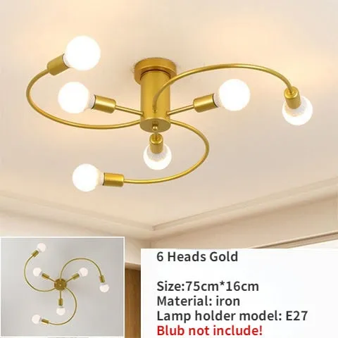 XC Kongkang Modern Iron Ceiling Chandelier for Indoor Lighting