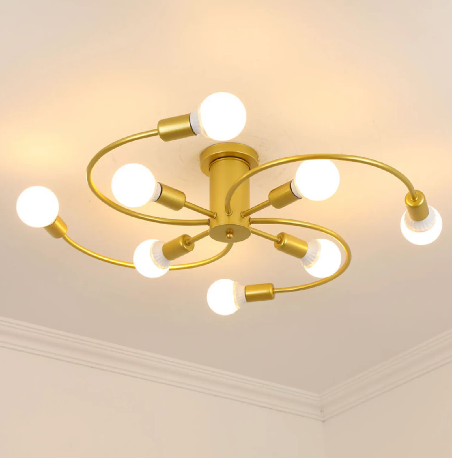 XC Kongkang Modern Iron Ceiling Chandelier for Indoor Lighting